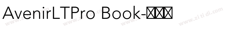 AvenirLTPro Book字体转换